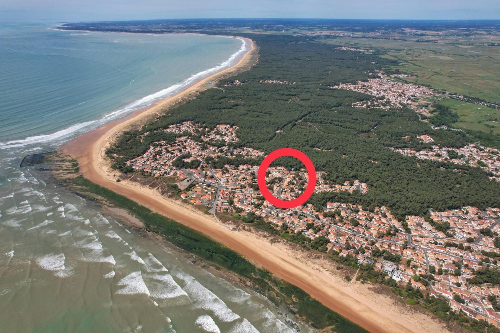 La White House, 8 Personnes/8 Velos + Free Parking La Tranche-sur-Mer Kültér fotó